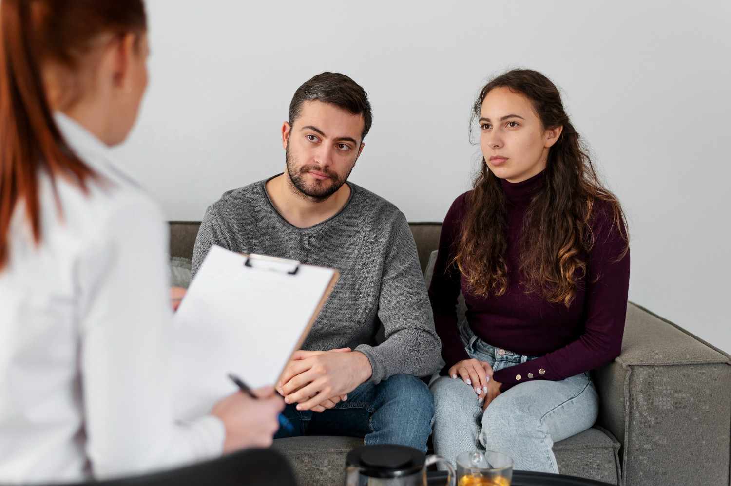 Couples therapy session