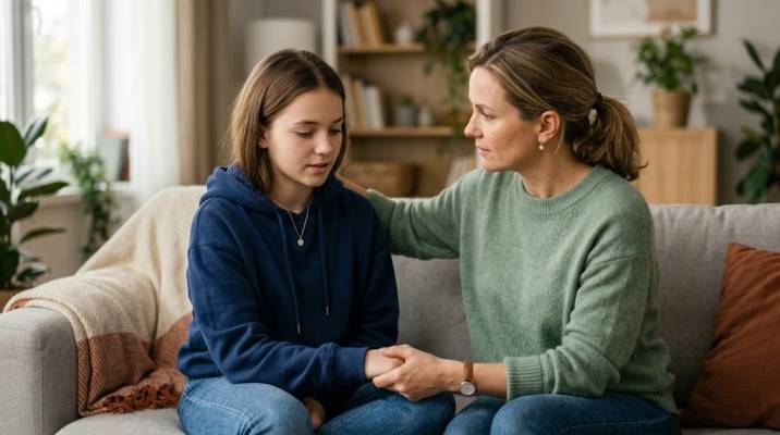 Teen building emotional resilience